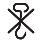 Ne pas utiuliser de crochet