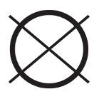 Pas de nettoyage à sec