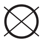 Pas de nettoyage à sec